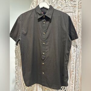 Diesel Men's Short-Sleeve Button-Down Shirt - Black
